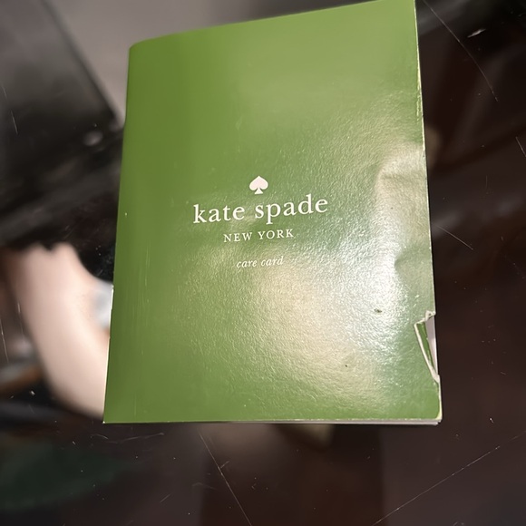 EUC Large Kate Spade zipper wallet gray/cream. - Picture 5 of 14